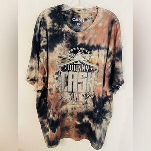 Authentic Cash Johnny Cash Tie Dye T-shirt